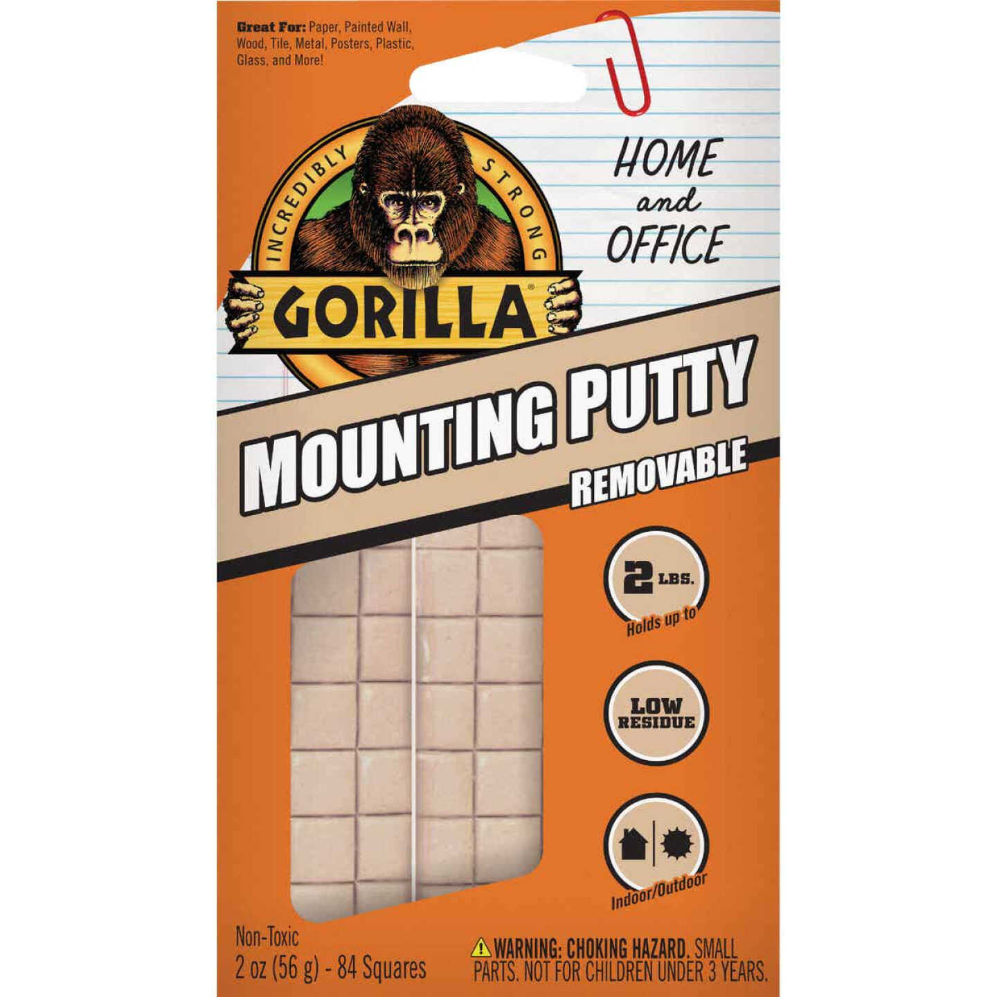 Gorilla 2 Oz. Mounting Putty (84-Squares) - Kellogg Supply