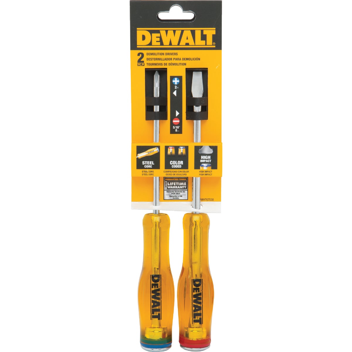 DEWALT Demolition Screwdriver Set 2 Piece Kellogg Supply