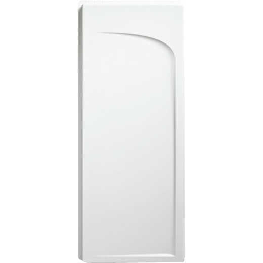 Sterling Ensemble Curve 34 In. W x 72-1/2 In. H 2-Piece Shower End Wall Set in White