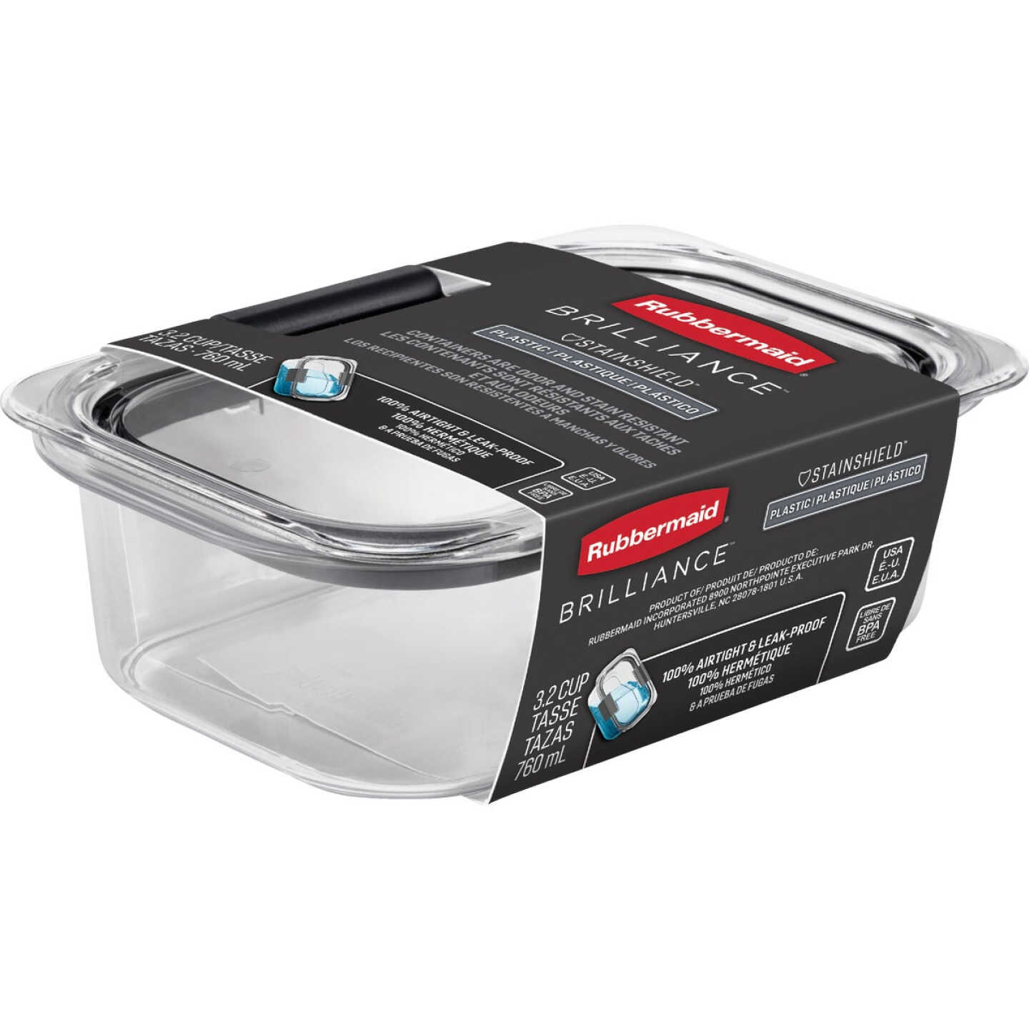 Rubbermaid TakeAlongs 3.5 C. Clear Round Food Storage Container with Lids  (4-Pack) - Kellogg Supply