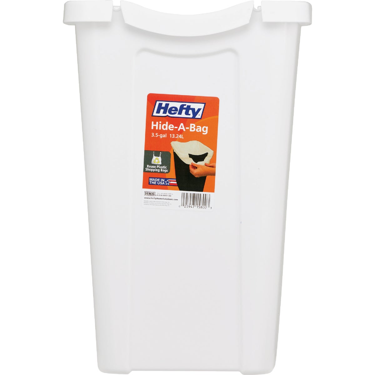 Hefty 3.5 Gal. Recycle-A-Bag Wastebasket - Kellogg Supply