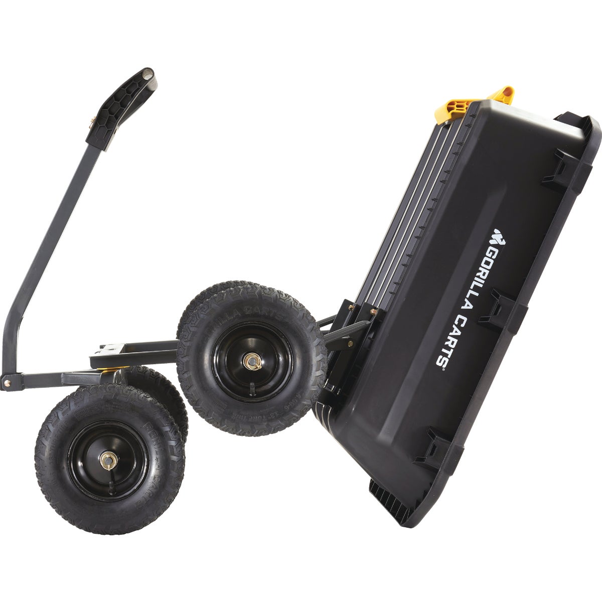 Gorilla carts poly on sale dump cart